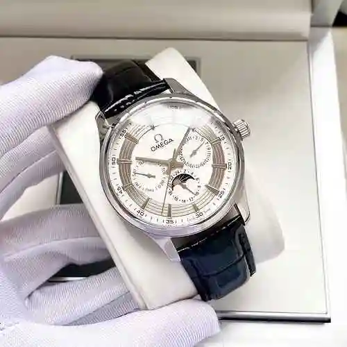 Reloj Omega para hombre combinado con movimiento mecánico original completamente automático Caja de 