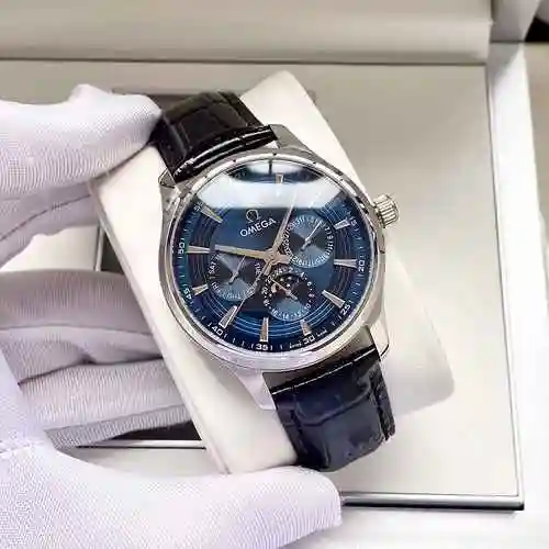 Reloj Omega para hombre combinado con movimiento mecánico original completamente automático Caja de 