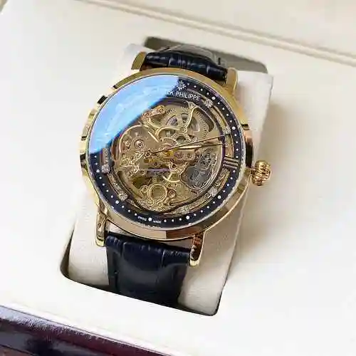 Reloj Patek Philippe para hombre combinado con movimiento mecánico original completamente automático