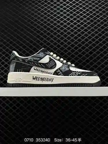 2 nivel de empresa Nk Air Force&# x27; 7 Zapatos de tabla informales Low Air Force One de caña b