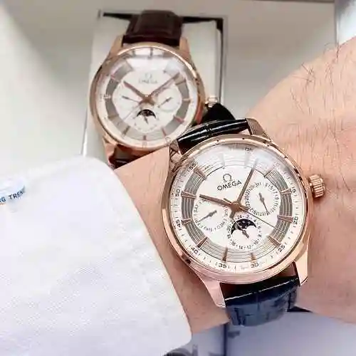 Reloj Omega para hombre combinado con movimiento mecánico original completamente automático Caja de 