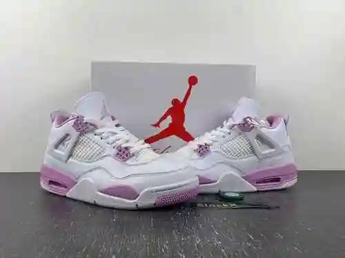 ¡Verdadera etiqueta 50! Jordan 4 Air Jordan 4 Blanco Rosa Oreo Artículo n.º CT8527-116 ¡Primera capa