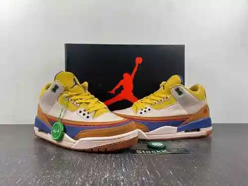 ¡Verdadera etiqueta 6! Jordan Dan 3rd Generation Air Jordan 3 Seven Dragon Ball Wukong Número de pro