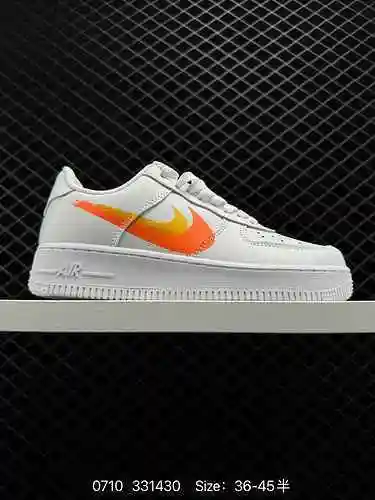 5 Zapatillas deportivas informales de caña baja Nike Air Force Low Air Force One corporativas. El re
