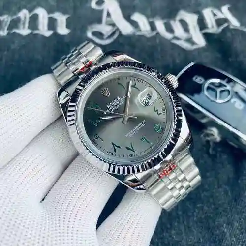 Reloj Rolex para hombre combinado con movimiento mecánico original completamente automático Caja de 