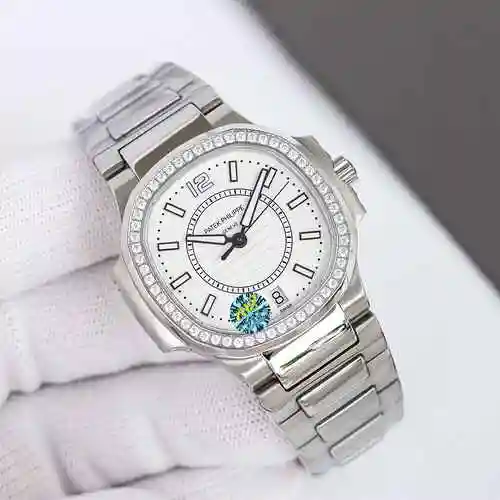 Reloj Patek Philippe para mujer combinado con movimiento mecánico original completamente automático 