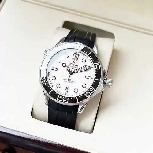 Reloj Omega para hombre combinado con movimiento mecánico original completamente automático Caja de 