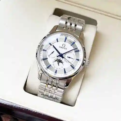 Reloj Omega para hombre combinado con movimiento mecánico original completamente automático Caja de 
