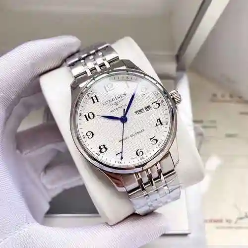 Reloj Longines para hombre combinado con movimiento mecánico original completamente automático Caja 