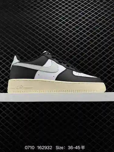 6 Nike Air Force Low Blanco y negro Gris Último Cartón original Cree una versión Pure Air Force Cent