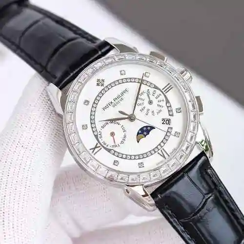 Reloj Patek Philippe para hombre combinado con movimiento mecánico original completamente automático