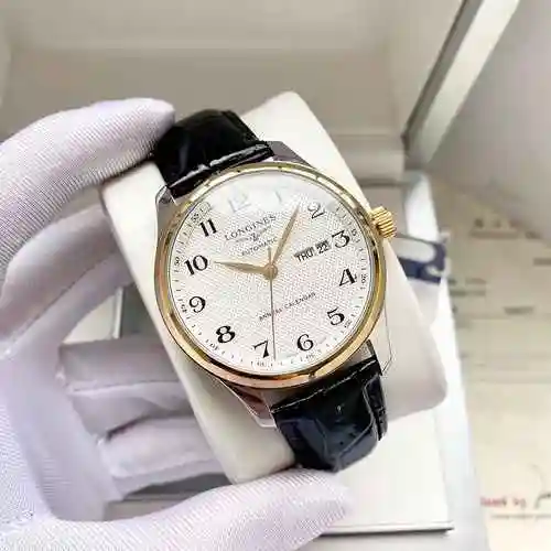 Reloj Longines para hombre combinado con movimiento mecánico original completamente automático Caja 