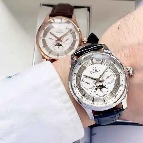 Reloj Omega para hombre combinado con movimiento mecánico original completamente automático Caja de 