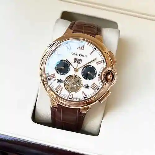 Reloj Cartier Reloj para hombre combinado con movimiento mecánico original completamente automático 