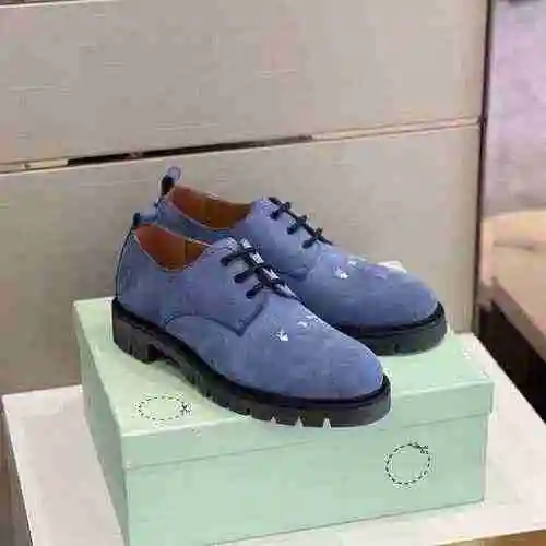 OFF WHITE 1650500OFF Últimos zapatos de cuero para hombres de negocios 38-44