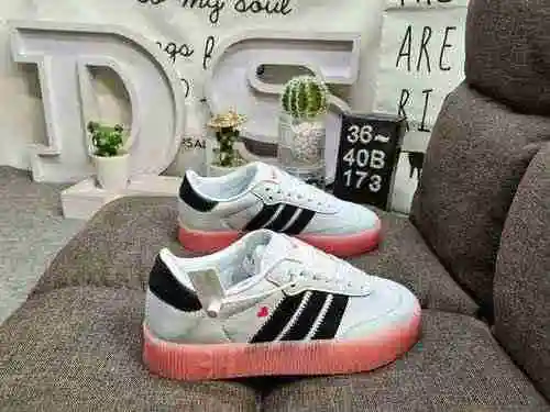 173DAdidas clover SAMBAROSE W thick sole sponge shoes versatile board shoes casual shoes