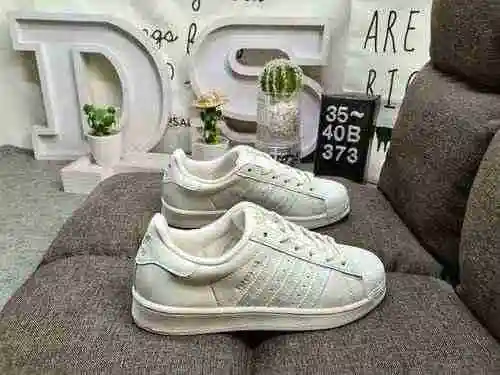 373DAdidas Clover Originals Superstar Shell Head Classic Versatile Casual Sports Board Shoes Made wi