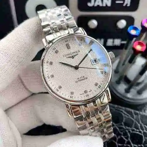 Reloj Longines para hombre combinado con movimiento mecánico original completamente automático Caja 
