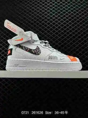 3 Zapatillas corporativas Nike Air Force Low Air Force One de caña media y baja. El rendimiento de a