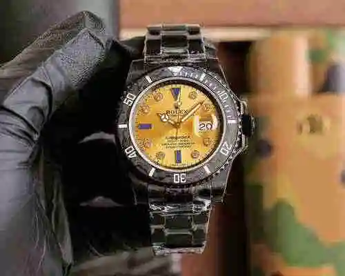 Reloj Rolex para hombre combinado con movimiento mecánico original completamente automático Caja de 