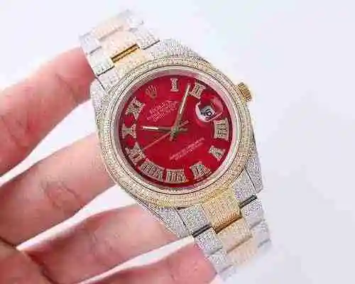 Reloj Rolex para hombre combinado con movimiento mecánico original completamente automático Caja de 