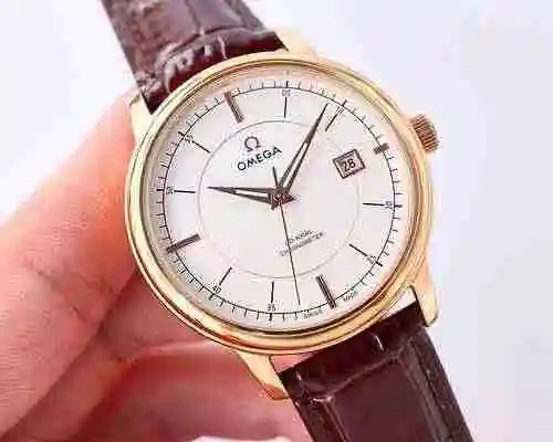 Reloj Omega para hombre combinado con movimiento mecánico original completamente automático Caja de 