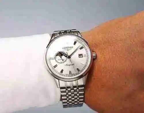 Reloj Longines para hombre combinado con movimiento mecánico original completamente automático Caja 