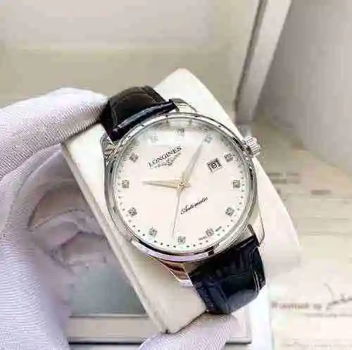 Reloj Longines para hombre combinado con movimiento mecánico original completamente automático Caja 