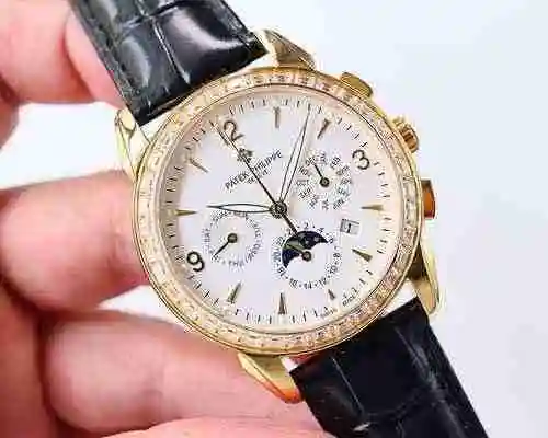 Reloj Patek Philippe para hombre combinado con movimiento mecánico original completamente automático