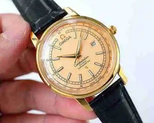 Reloj Omega para hombre combinado con movimiento mecánico original completamente automático Caja de 