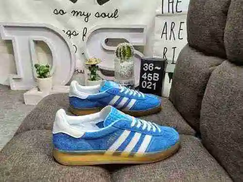 021D company grade true standard half size adlidas origins Gazelle Indoor casual wear resistant ligh