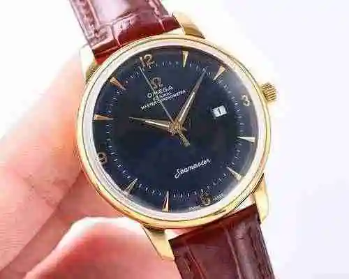 Reloj Omega para hombre combinado con movimiento mecánico original completamente automático Caja de 