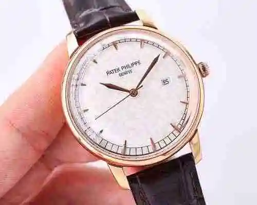 Reloj Patek Philippe para hombre combinado con movimiento mecánico original completamente automático