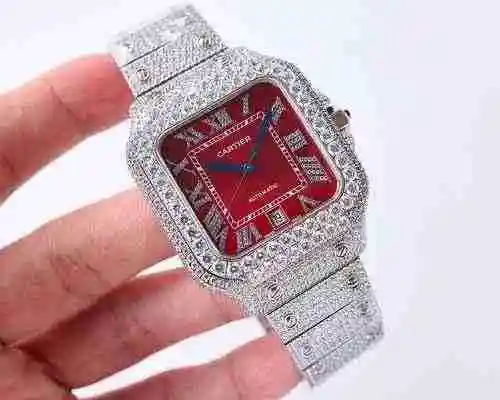Reloj Cartier Reloj para hombre combinado con movimiento mecánico original completamente automático 
