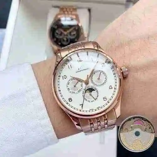 Reloj Wanguo para hombre emparejado con movimiento mecánico original completamente automático Caja d