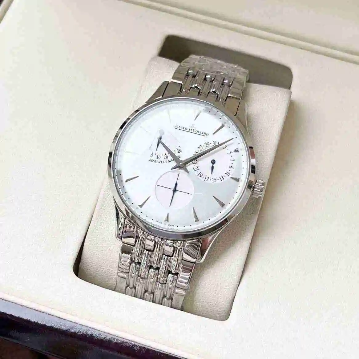Reloj Jijia para hombre combinado con movimiento mecánico original completamente automático Caja de 