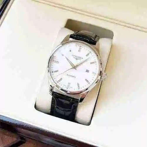 Reloj Longines para hombre combinado con movimiento mecánico original completamente automático Caja 