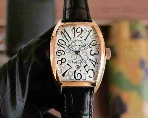 Frank Watch Reloj para hombre emparejado con movimiento mecánico original completamente automático C