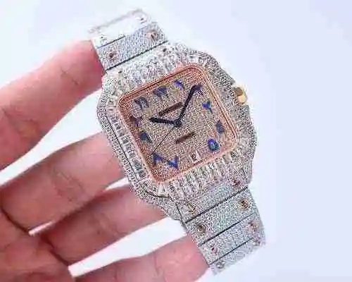 Reloj Cartier Reloj para hombre combinado con movimiento mecánico original completamente automático 