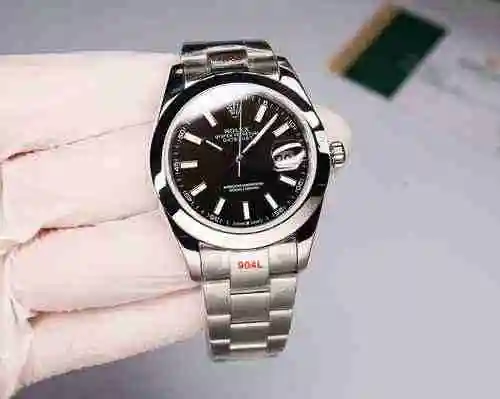 Reloj Rolex para hombre combinado con movimiento mecánico original completamente automático Caja de 