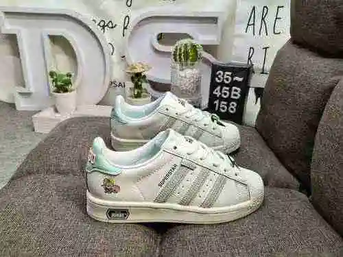 158D Adidas Originals SUPERSTAR W Shell Head Classic Versatile Casual Sports Little White Board Shoe