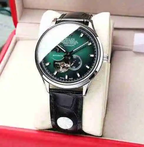 Reloj Rolex para hombre combinado con movimiento mecánico original completamente automático Caja de 