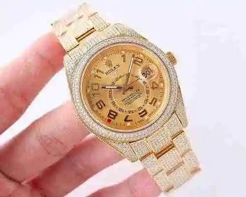 Reloj Rolex para hombre combinado con movimiento mecánico original completamente automático Caja de 