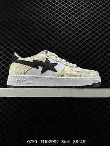 160 A Bath Ape, una marca de moda en Ura-Harajuku, Japón BAPE Sk8 Sta Low SK8 series de zapatos de s