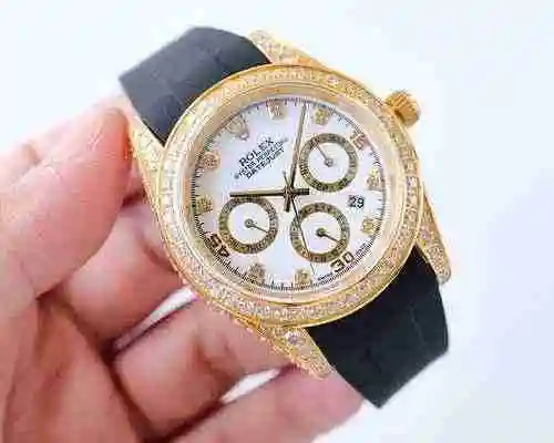 Reloj Rolex para hombre combinado con movimiento mecánico original completamente automático Caja de 