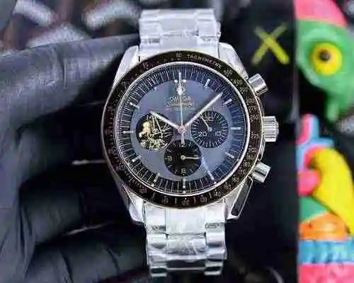Reloj Omega para hombre combinado con movimiento mecánico original completamente automático Caja de 