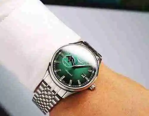 Reloj Longines para hombre combinado con movimiento mecánico original completamente automático Caja 