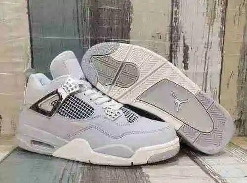 Zapatillas JORDAN 4 Gris Plata Hombre 40-47