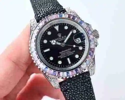 Reloj Rolex para hombre combinado con movimiento mecánico original completamente automático Caja de 