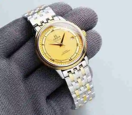 Reloj Omega para hombre combinado con movimiento mecánico original completamente automático Caja de 